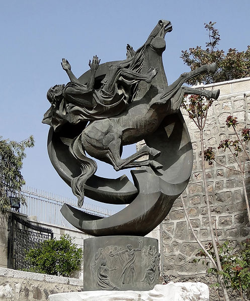 File:Statue of Saint Paul, Damascus.jpg