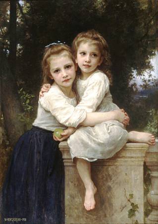 Ficheiro:William-Adolphe Bouguereau (1825-1905) - Two Sisters (1901).jpg