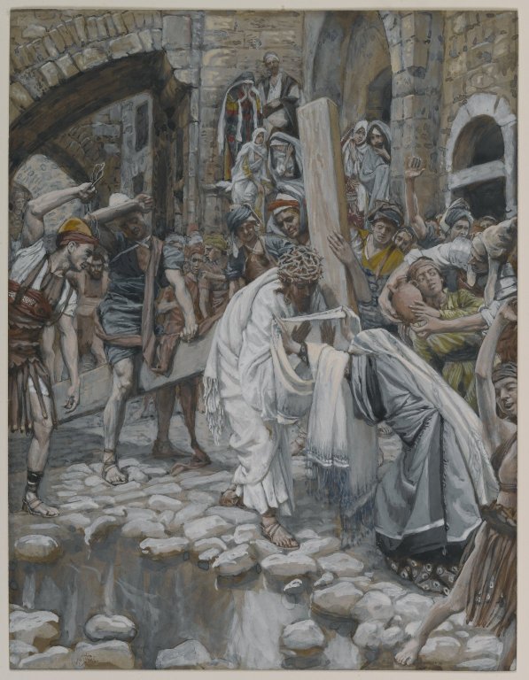 Brooklyn Museum - uma santa mulher limpa o rosto de Jesus (Une femme sainte essuie le visage de Jesus) - James Tissot.jpg