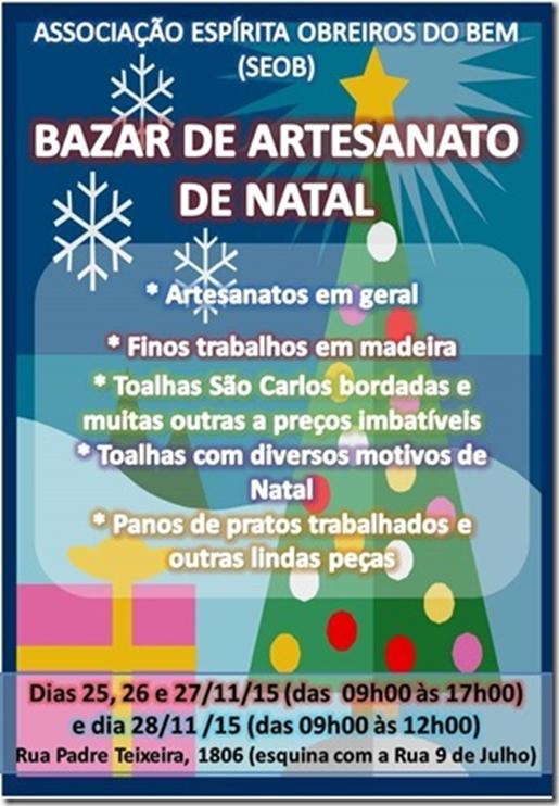 Bazar de Artesanato 2015