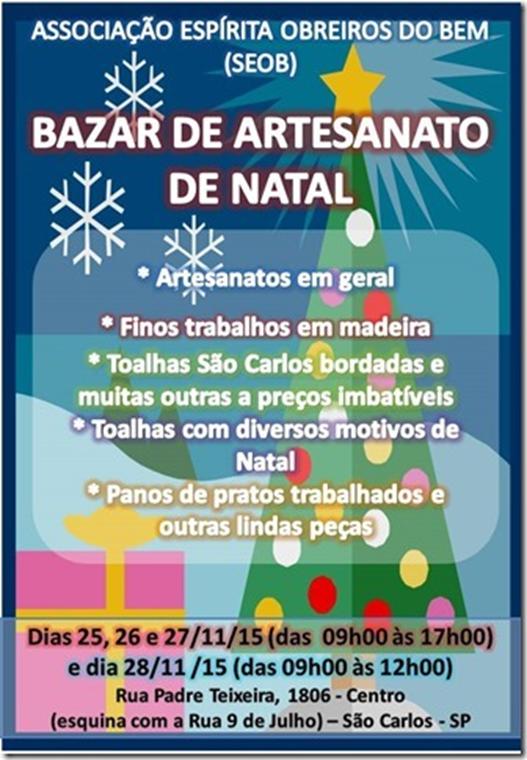 Bazar de Artesanato 2015