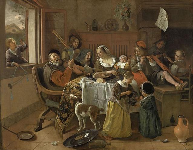 Arquivo: Jan Steen Vrolijke huisgezin.jpg