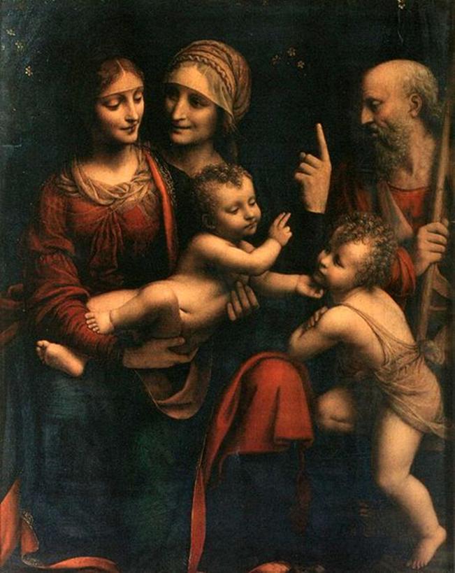 File: B Luini Sacra Famiglia com S Giovannino S Anna Milano Ambrosiana.jpg