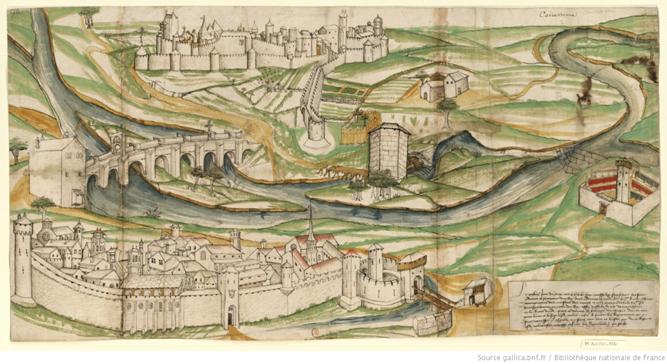 Carcassonne 1462 : [dessin] / [Non identifié]