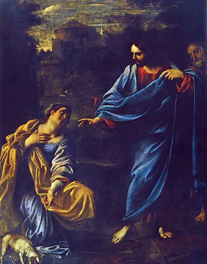 Annibale Carracci, Cristo e la Cananea, 1595, Parma.jpg