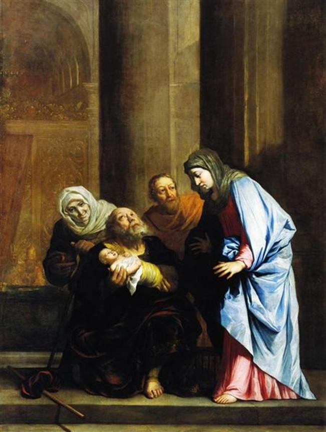 Simeon with the Infant Jesus, c.1796 - Benjamin West