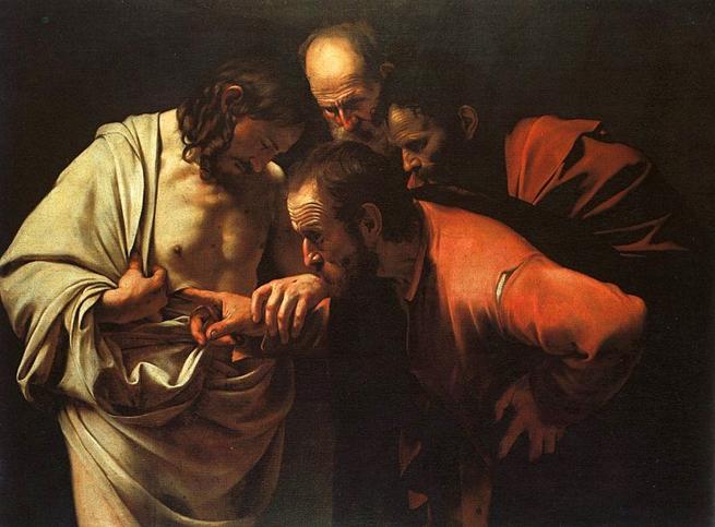 https://upload.wikimedia.org/wikipedia/commons/e/e0/Caravaggio_-_The_Incredulity_of_Saint_Thomas.jpg