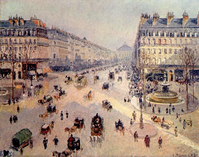 Arquivo: Camille Pissarro - Avenue de l'Opera - Muse des Beaux-Arts Reims.jpg