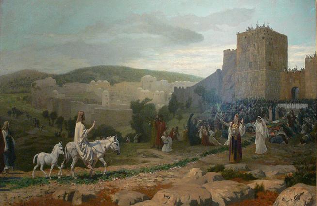 Ficheiro: Grme - A entrada de Cristo em Jerusalm - cadre.jpg