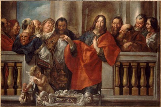 File:Jacob Jordaens - Christ and the Pharisees.jpg