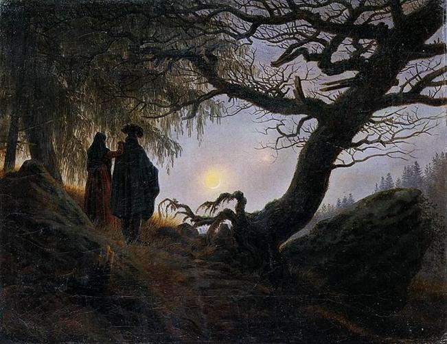 File:Caspar David Friedrich - Man and Woman Contemplating the Moon - WGA08271.jpg