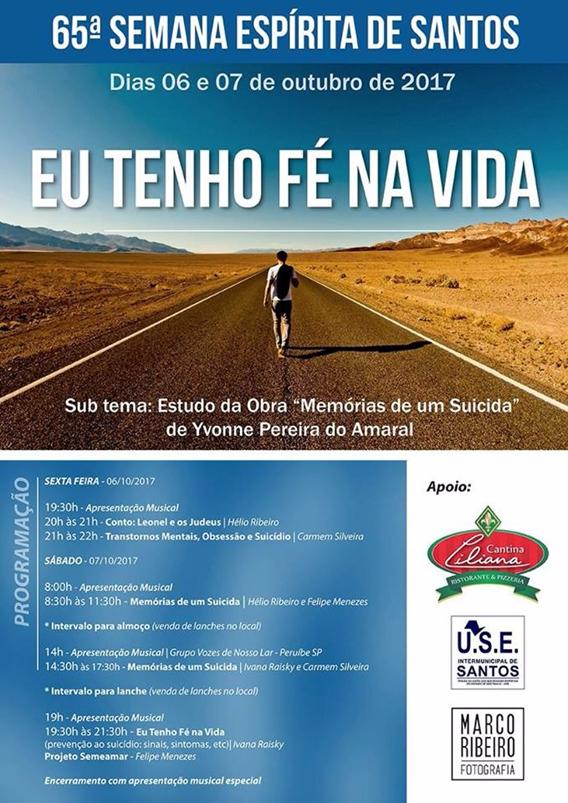 Cartaz Semana de Santos