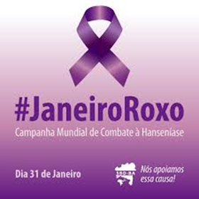 Combate  Hanseniase Janeiro Roxo