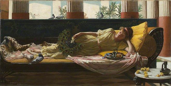 Ficheiro:John William Waterhouse - Dolce Far Niente (1880).jpg