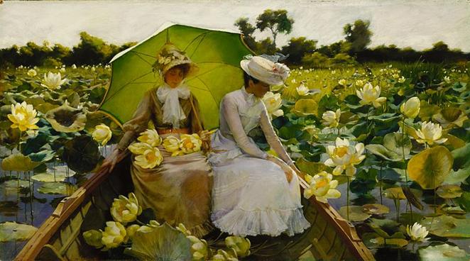 File: Charles Courtney Curran - Lotus Lilies.jpg