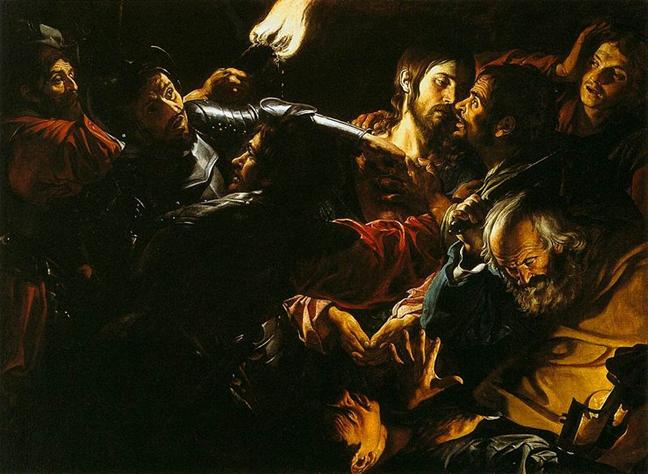 Ficheiro:Douffet, Grard - Taking of Christ with the Malchus Episode - c. 1620.jpg