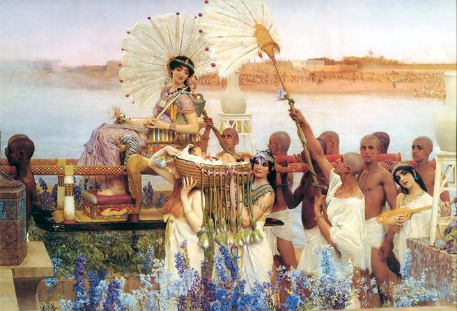Lawrence Alma-Tadema: A descoberta de Moiss