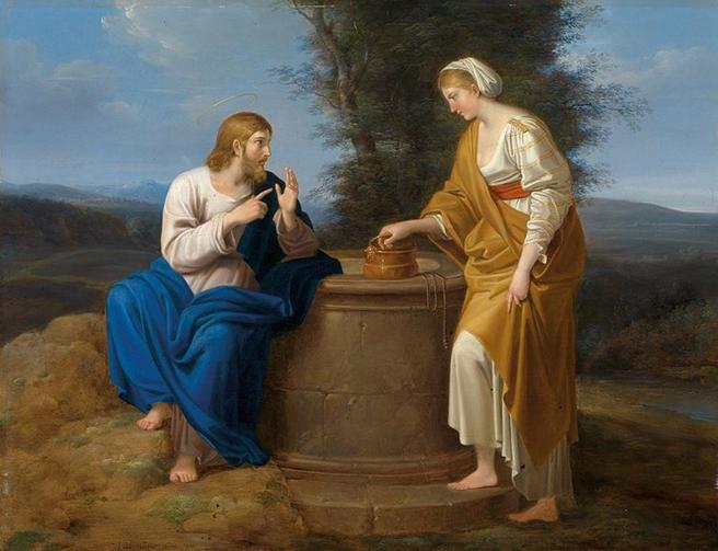 File:Ferdinand Georg Waldmller - Christus und die Samariterin (1818).jpg