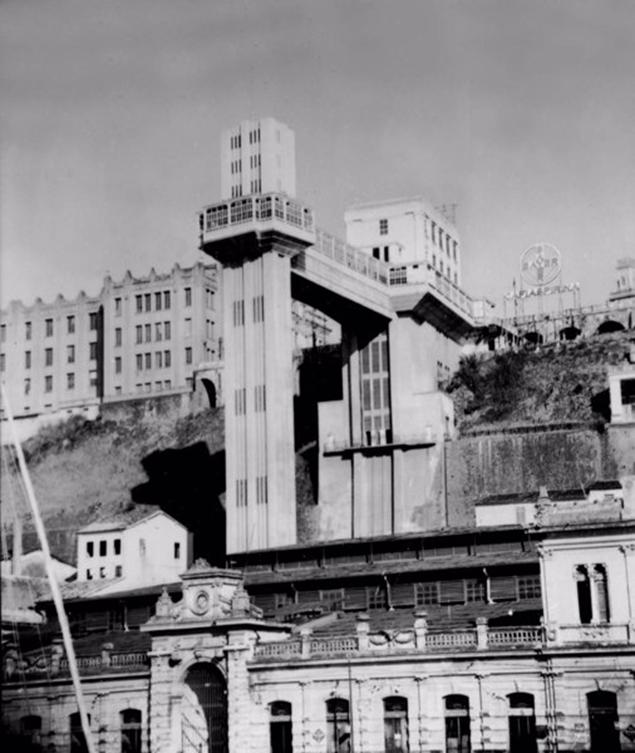 Elevador Lacerda em Salvador (BA) - mar. 1952