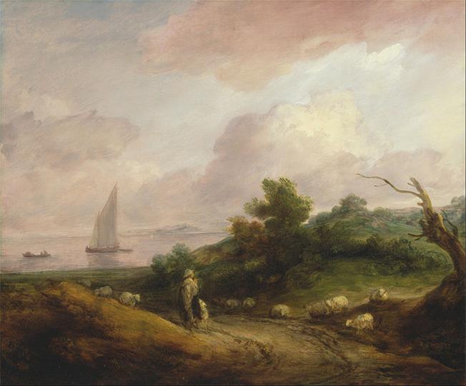 Arquivo: Thomas Gainsborough - Paisagem costeira com um pastor e seu rebanho - Google Art Project.jpg