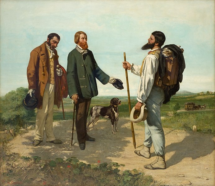 File:Gustave Courbet - Bonjour Monsieur Courbet - Muse Fabre.jpg