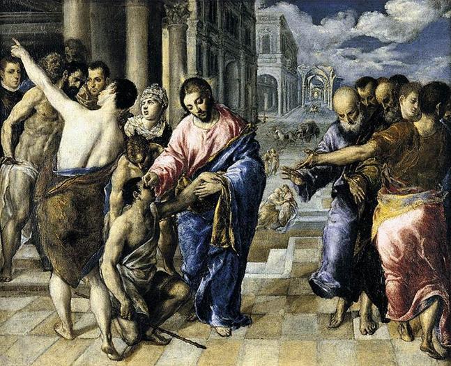 El Greco: a cura do cego de nascena