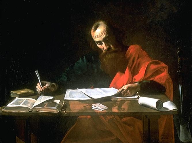 File:File"-Saint Paul Writing His Epistles" by Valentin de Boulogne.jpg