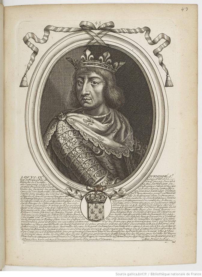 Louis IX, roi de France;