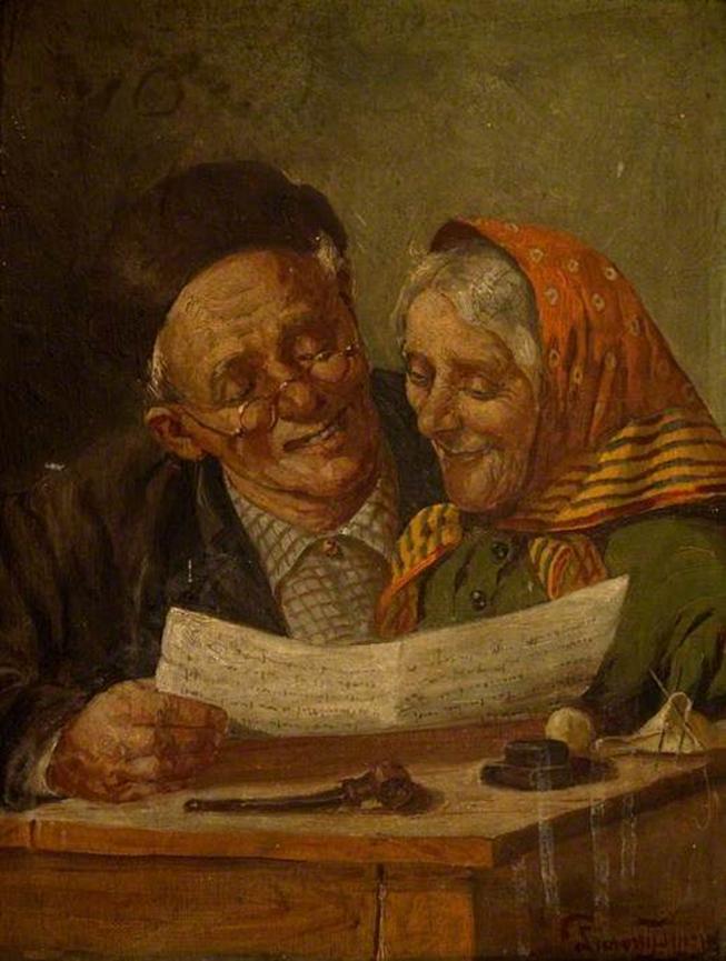 Eugenio_Zampighi_-_Elderly_couple_reading