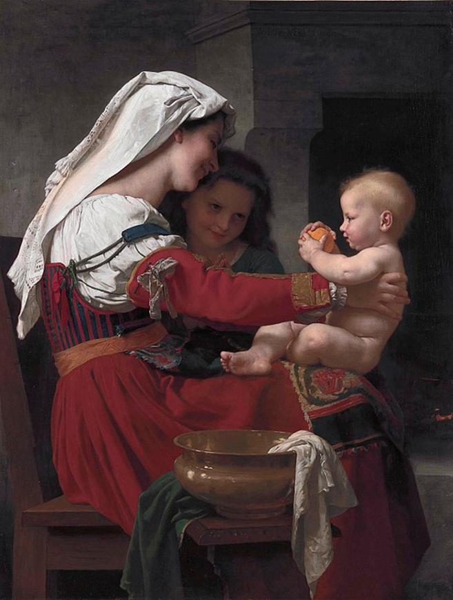 579px-Admiration_maternelle_-_le_bain,_by_William_Adolphe_Bouguereau