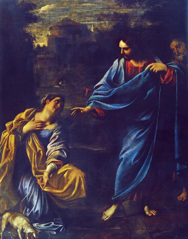 Annibale_Carracci,_Cristo_e_la_Cananea,_1595,_Parma