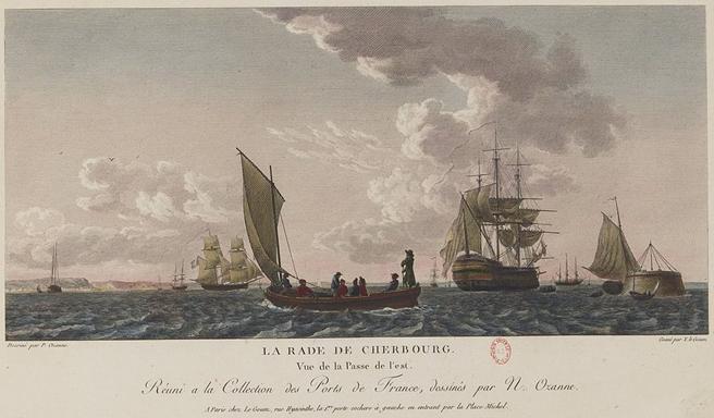 Rade_de_Cherbourg_vue_de_la_passe_de_l'est_en_1776