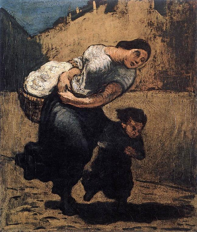 Honor_Daumier_-_Load_(Washerwoman)_-_WGA5952