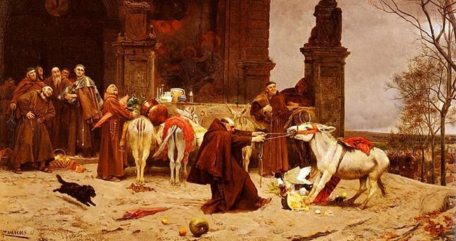 800px-'Taming_the_Donkey',_painting_by_Eduardo_Zamacois_y_Zabala,_1868,_private_collection