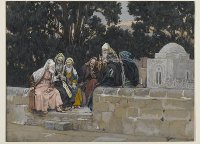 Brooklyn_Museum_-_The_Pharisees_and_the_Herodians_Conspire_Against_Jesus_(Les_pharisiens_et_les_hrodiens_conspirent_contre_Jsus)_-_James_Tissot_-_overall