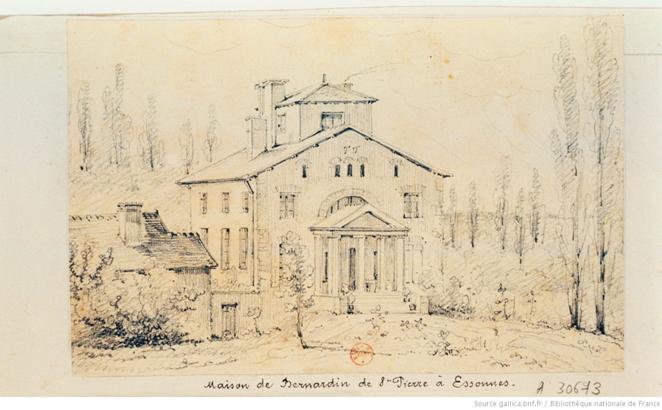 [Casa Bernardin-de-Saint-Pierre em Corbeil-Essonnes]: [desenho] €‹€‹/ [Auguste Jacques Régnier]