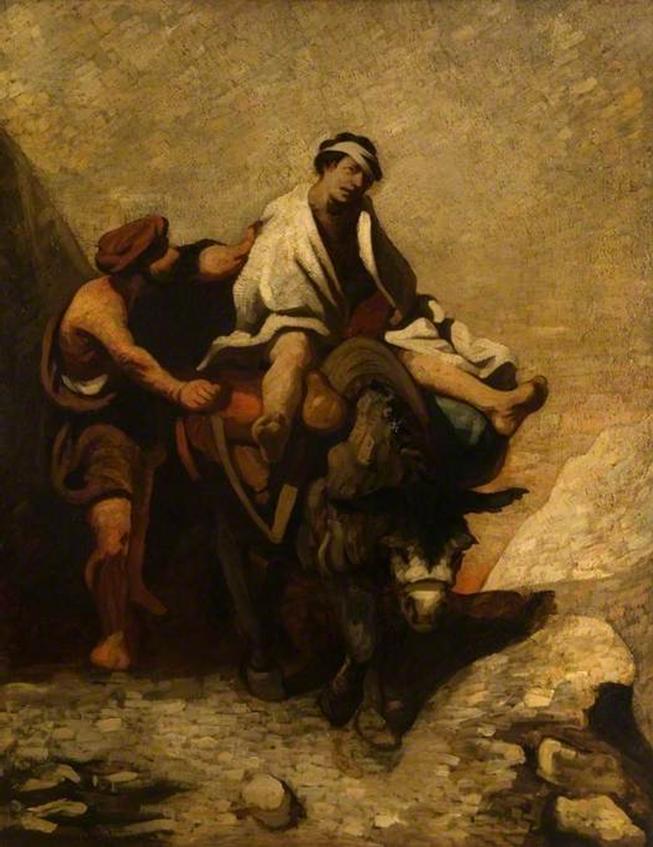 Honor_Daumier_(1808-1879)_-_The_Good_Samaritan_-_35.215_-_Burrell_Collection