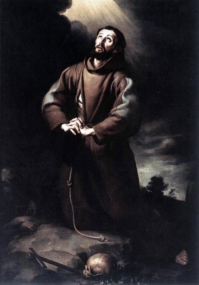 Bartolom�_Esteban_Murillo_-_St_Francis_of_Assisi_at_Prayer