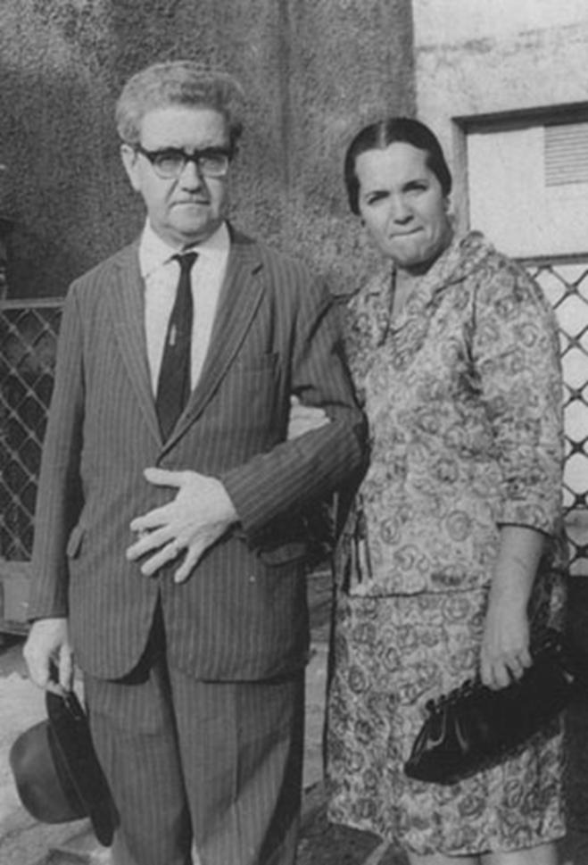 Jos� Herculano Pires e Maria Virg�nia de Anhaia Ferraz