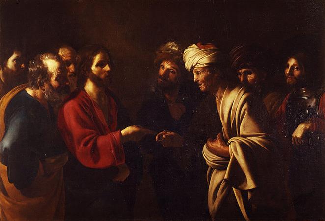800px-Bartolomeo_Manfredi_-_Il_tributo_a_Cesare_-_Google_Art_Project