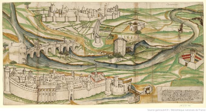 Carcassonne 1462 : [dessin] / [Non identifi�]
