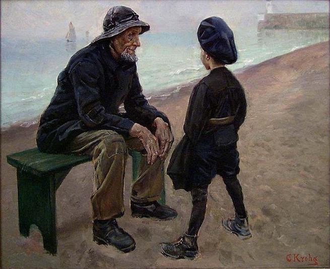 Christian_Krohg_-_Good_Friends_-_Gode_venner_-_Nasjonalmuseet_-_NG.M.02347