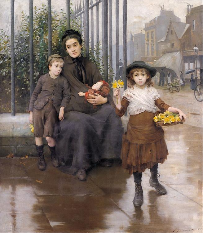 893px-Thomas_B._Kennington_-_The_pinch_of_poverty_-_Google_Art_Project