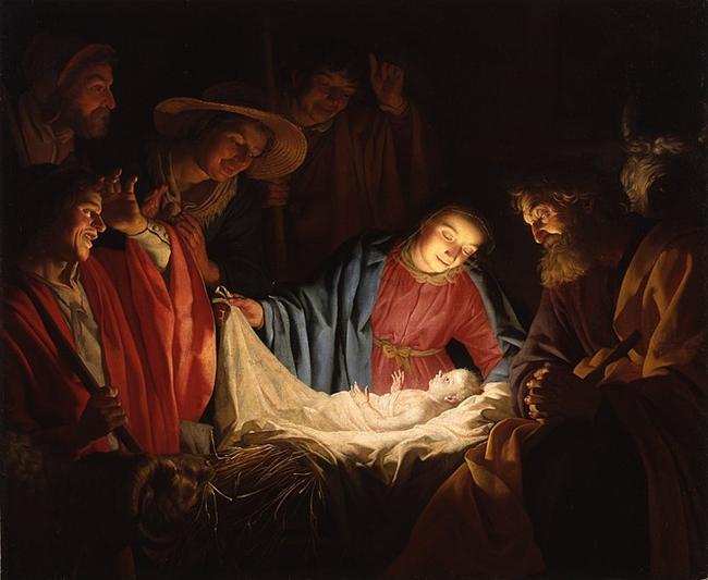 730px-Gerard_van_Honthorst_-_Adoration_of_the_Shepherds_(1622)